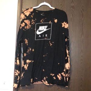 Nike bleach tie died shirt